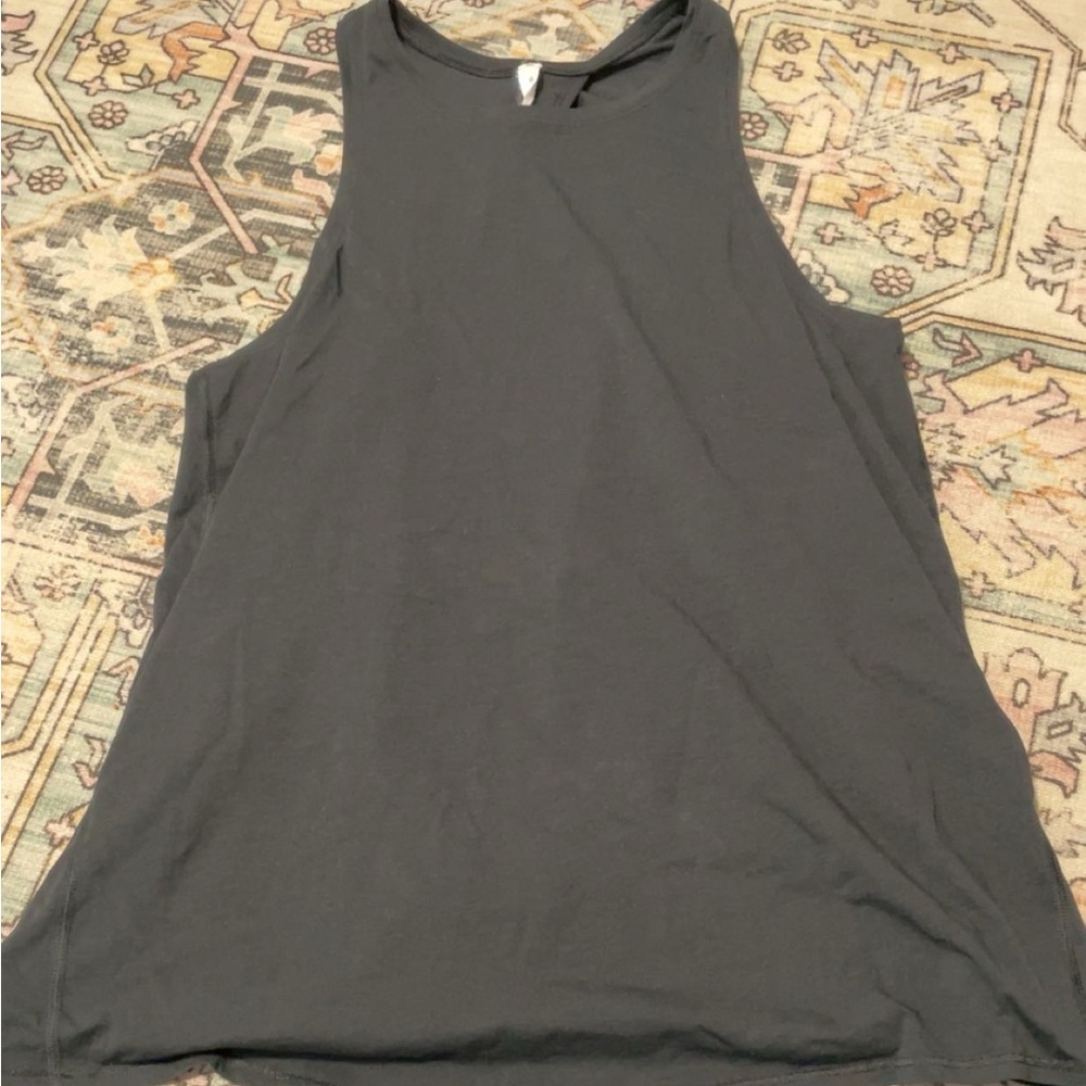 Lululemon Athletica Black Sleeveless Spit Back Tank Top
